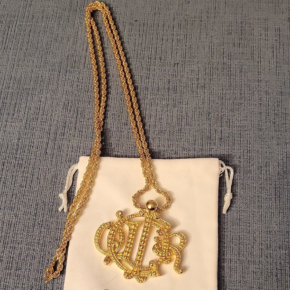 Dior Gold Chain Pendant